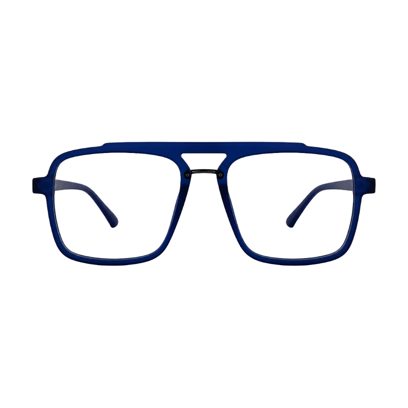 OS-JJ-3255 Square Aviator Optical Eyeglasses | Double Bridge Frame-zoom-