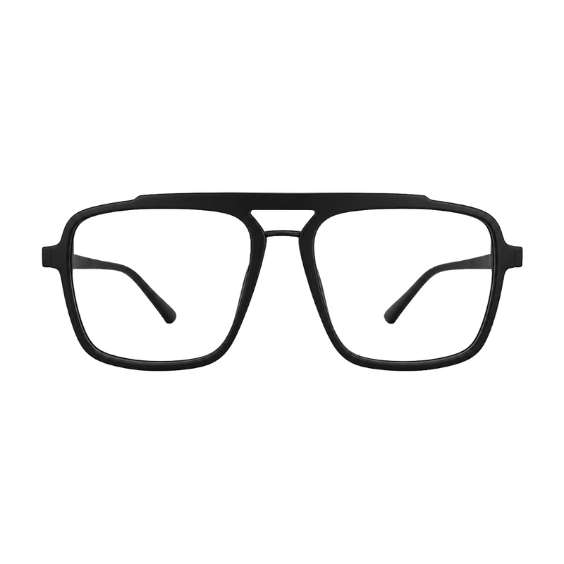 OS-JJ-3255 Square Aviator Optical Eyeglasses | Double Bridge Frame-zoom-
