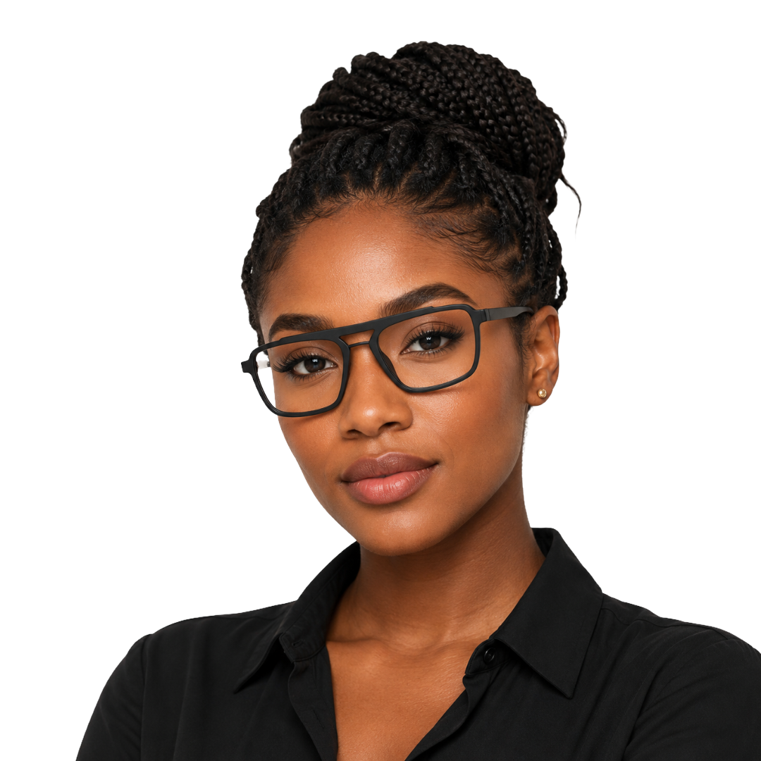 OS-JJ-3255 Square Aviator Optical Eyeglasses | Double Bridge Frame-53