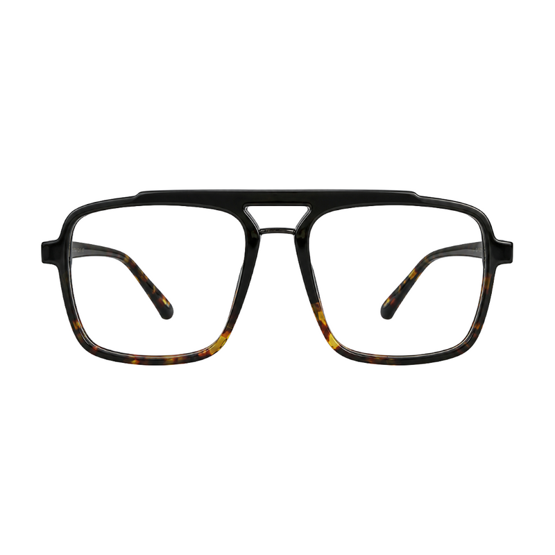 OS-JJ-3255 Square Aviator Optical Eyeglasses | Double Bridge Frame-zoom-