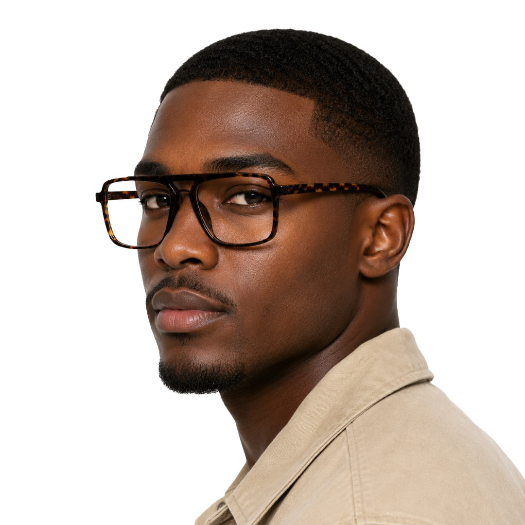OS-JJ-3255 Square Aviator Optical Eyeglasses | Double Bridge Frame-zoom-63