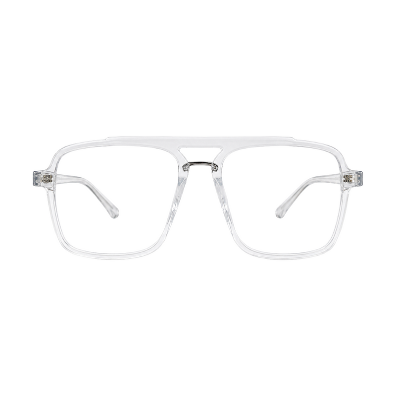 OS-JJ-3255 Square Aviator Optical Eyeglasses | Double Bridge Frame-zoom-