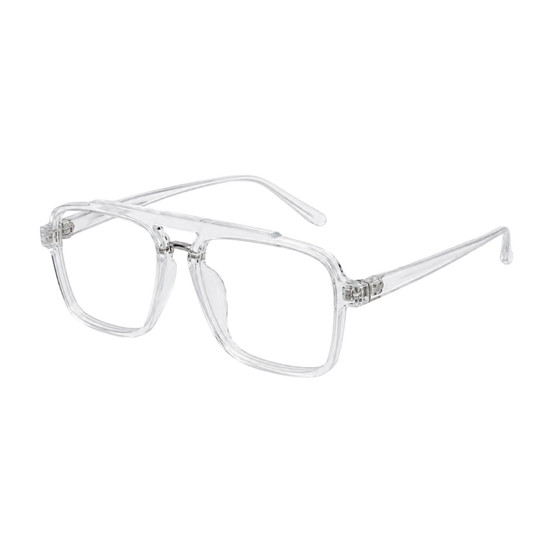 OS-JJ-3255 Square Aviator Optical Eyeglasses | Double Bridge Frame-zoom-