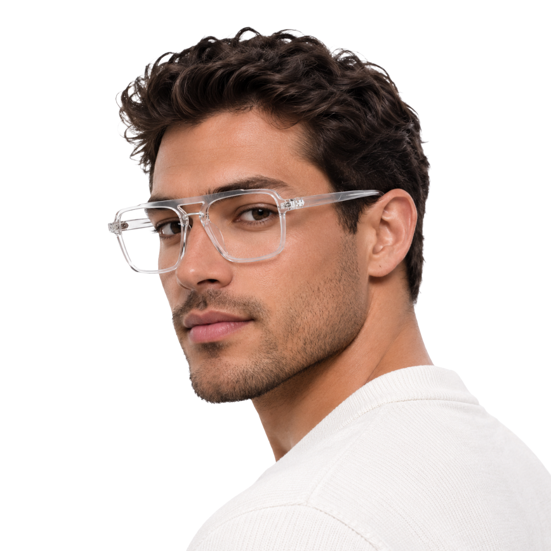 OS-JJ-3255 Square Aviator Optical Eyeglasses | Double Bridge Frame-zoom-79