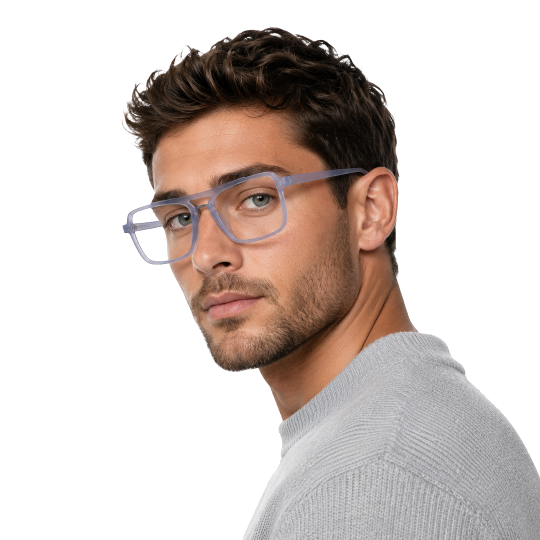 OS-JJ-3255 Square Aviator Optical Eyeglasses | Double Bridge Frame-zoom-16