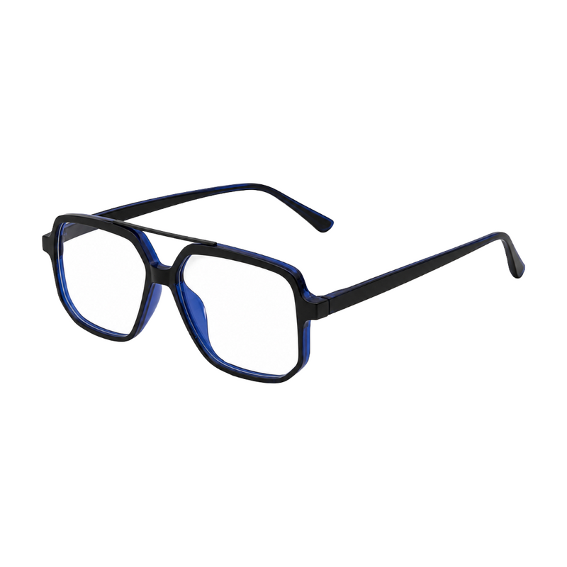 OS-JJ-3257 Square Aviator Optical Eyeglasses | Double Bridge Frame-zoom-