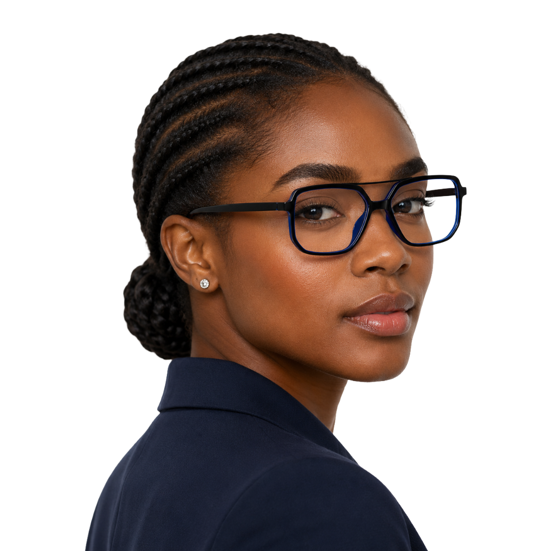 OS-JJ-3257 Square Aviator Optical Eyeglasses | Double Bridge Frame-zoom-17