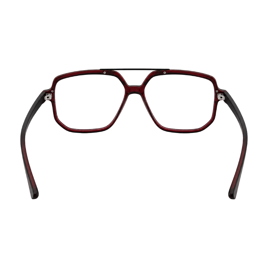 OS-JJ-3257 Square Aviator Optical Eyeglasses | Double Bridge Frame-zoom-22