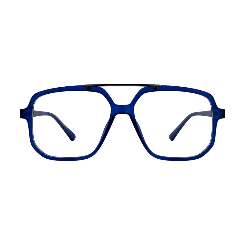 OS-JJ-3257 Square Aviator Optical Eyeglasses | Double Bridge Frame-zoom-