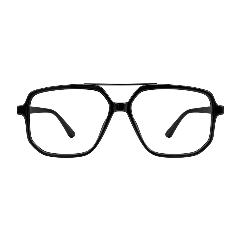 OS-JJ-3257 Square Aviator Optical Eyeglasses | Double Bridge Frame-zoom-