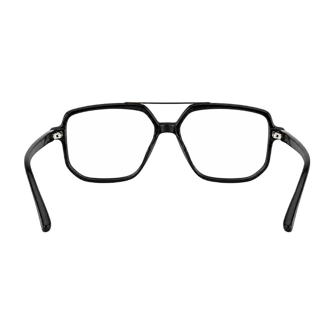 OS-JJ-3257 Square Aviator Optical Eyeglasses | Double Bridge Frame-zoom-31