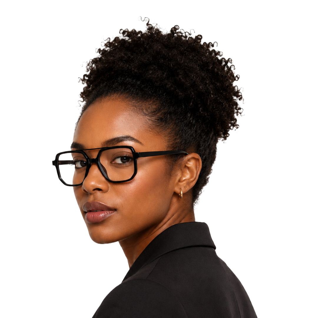 OS-JJ-3257 Square Aviator Optical Eyeglasses | Double Bridge Frame-zoom-35