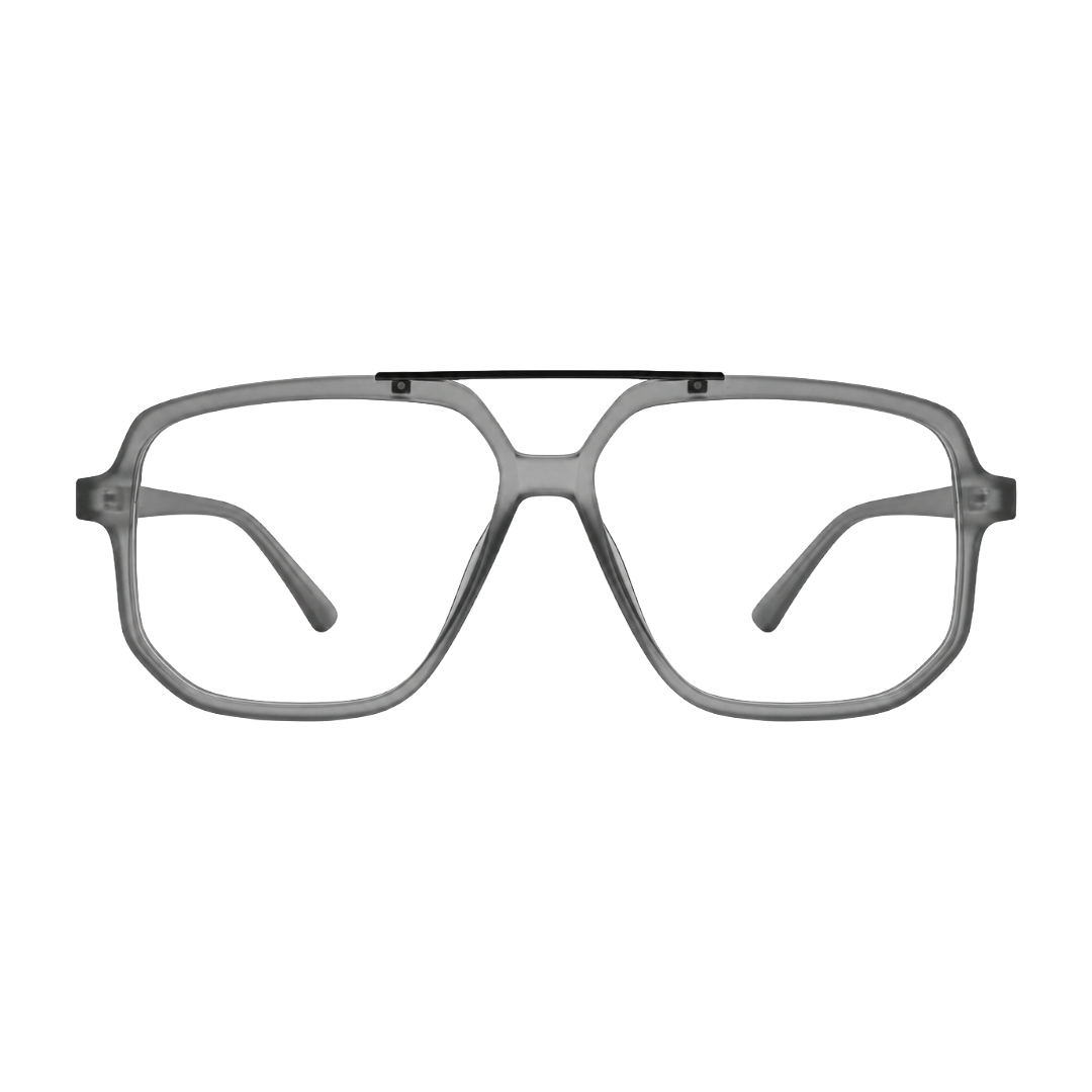 OS-JJ-3257 Square Aviator Optical Eyeglasses | Double Bridge Frame-55