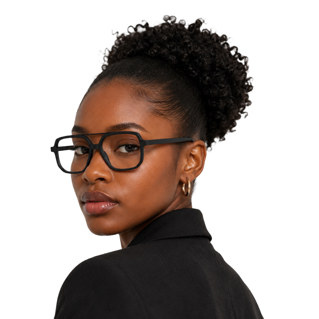 OS-JJ-3257 Square Aviator Optical Eyeglasses | Double Bridge Frame-44