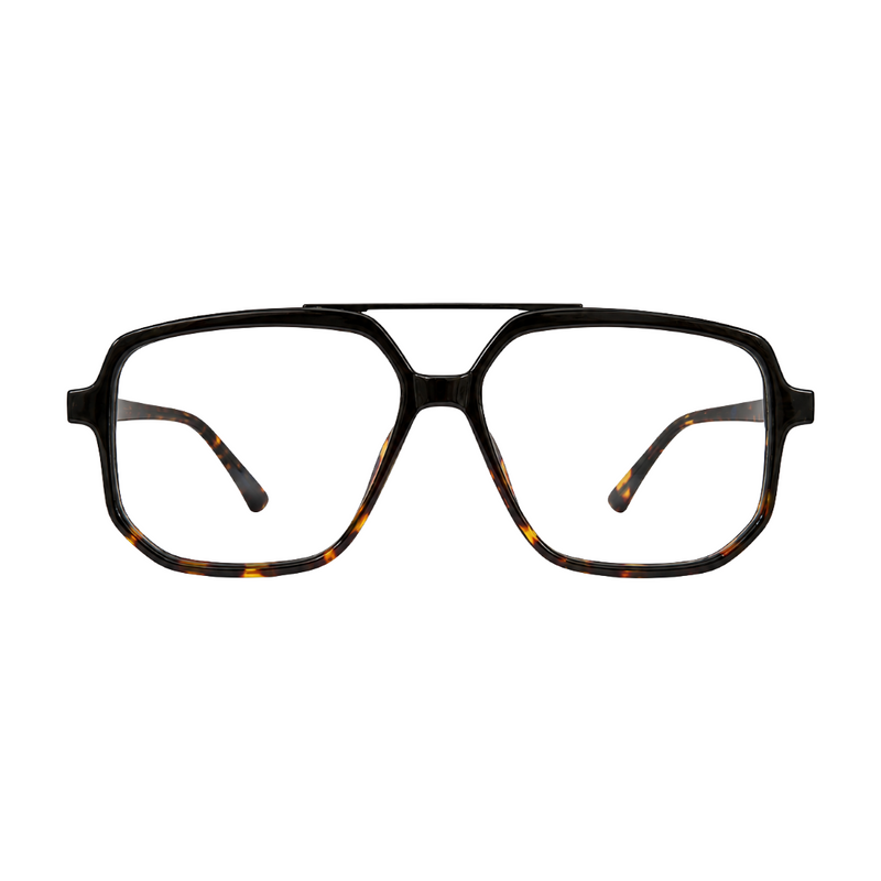 OS-JJ-3257 Square Aviator Optical Eyeglasses | Double Bridge Frame-zoom-