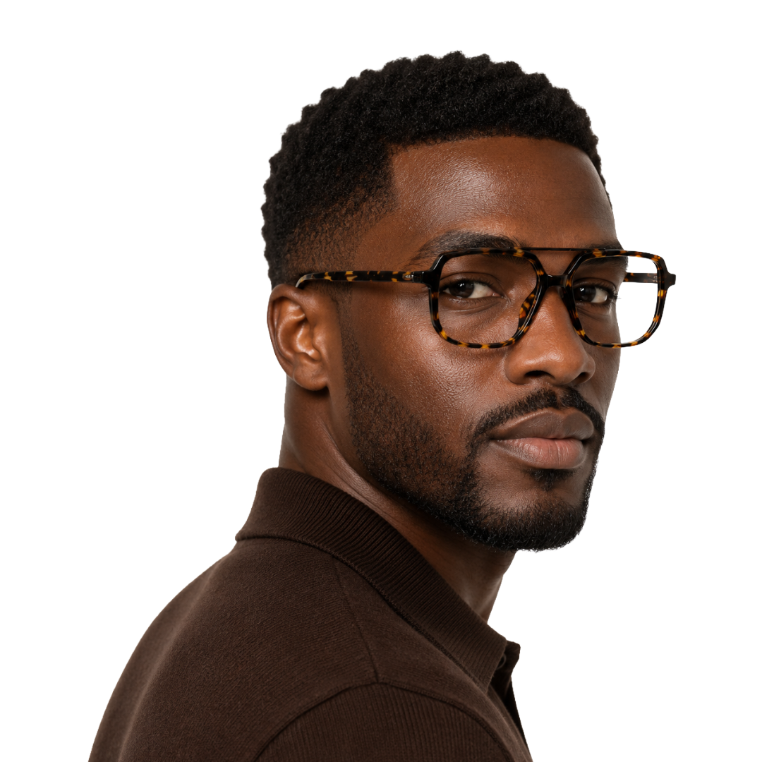 OS-JJ-3257 Square Aviator Optical Eyeglasses | Double Bridge Frame-zoom-72