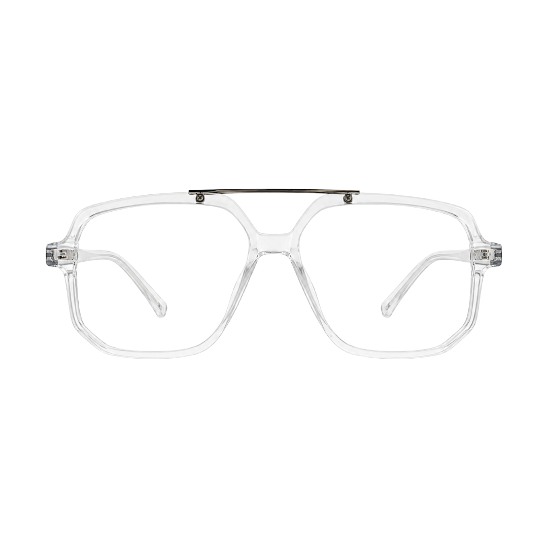 OS-JJ-3257 Square Aviator Optical Eyeglasses | Double Bridge Frame-zoom-73