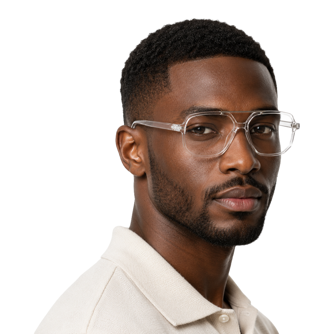 OS-JJ-3257 Square Aviator Optical Eyeglasses | Double Bridge Frame-zoom-81