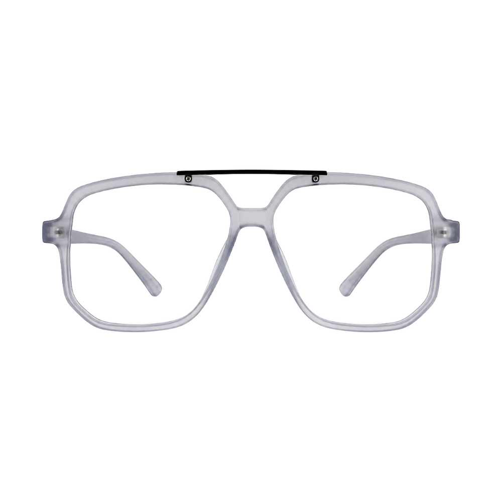 OS-JJ-3257 Square Aviator Optical Eyeglasses | Double Bridge Frame