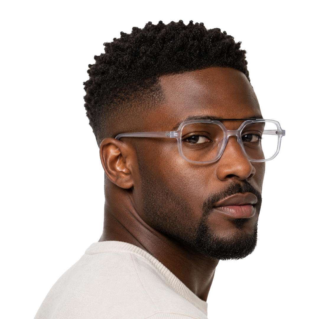 OS-JJ-3257 Square Aviator Optical Eyeglasses | Double Bridge Frame-9