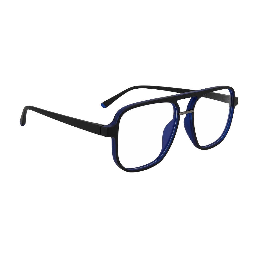 OS-JJ-3258 Large Square Aviator Optical Eyeglasses | Flat-Top Double Bridge Frame-zoom-50