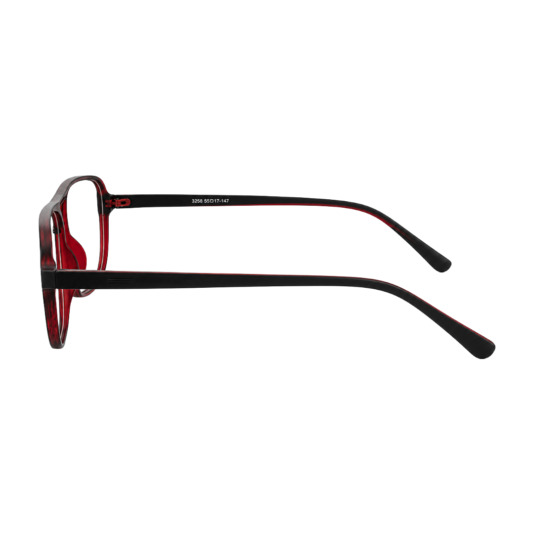 OS-JJ-3258 Large Square Aviator Optical Eyeglasses | Flat-Top Double Bridge Frame-zoom-57