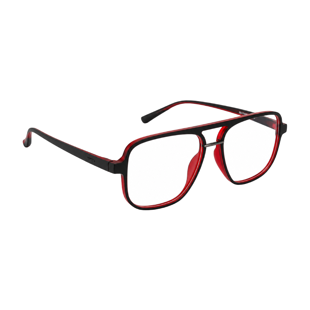 OS-JJ-3258 Large Square Aviator Optical Eyeglasses | Flat-Top Double Bridge Frame-59
