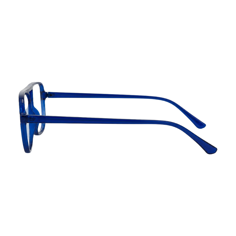 OS-JJ-3258 Large Square Aviator Optical Eyeglasses | Flat-Top Double Bridge Frame-zoom-