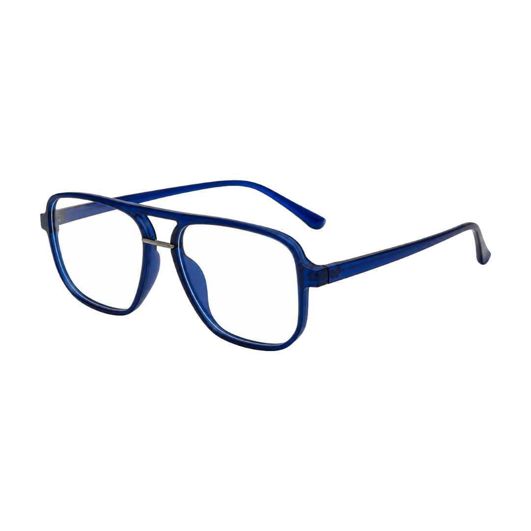 OS-JJ-3258 Large Square Aviator Optical Eyeglasses | Flat-Top Double Bridge Frame-zoom-38