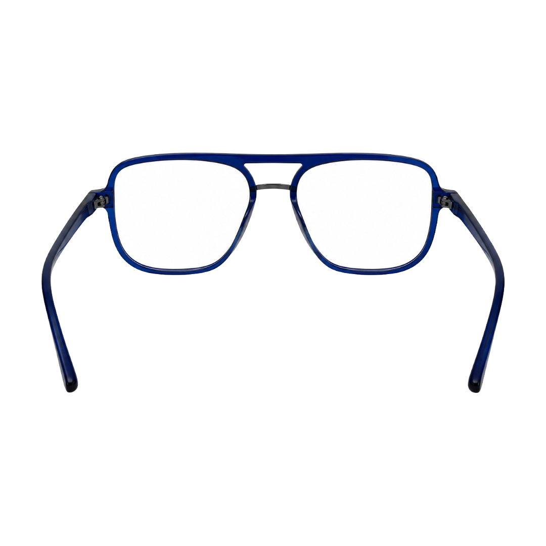 OS-JJ-3258 Large Square Aviator Optical Eyeglasses | Flat-Top Double Bridge Frame-40