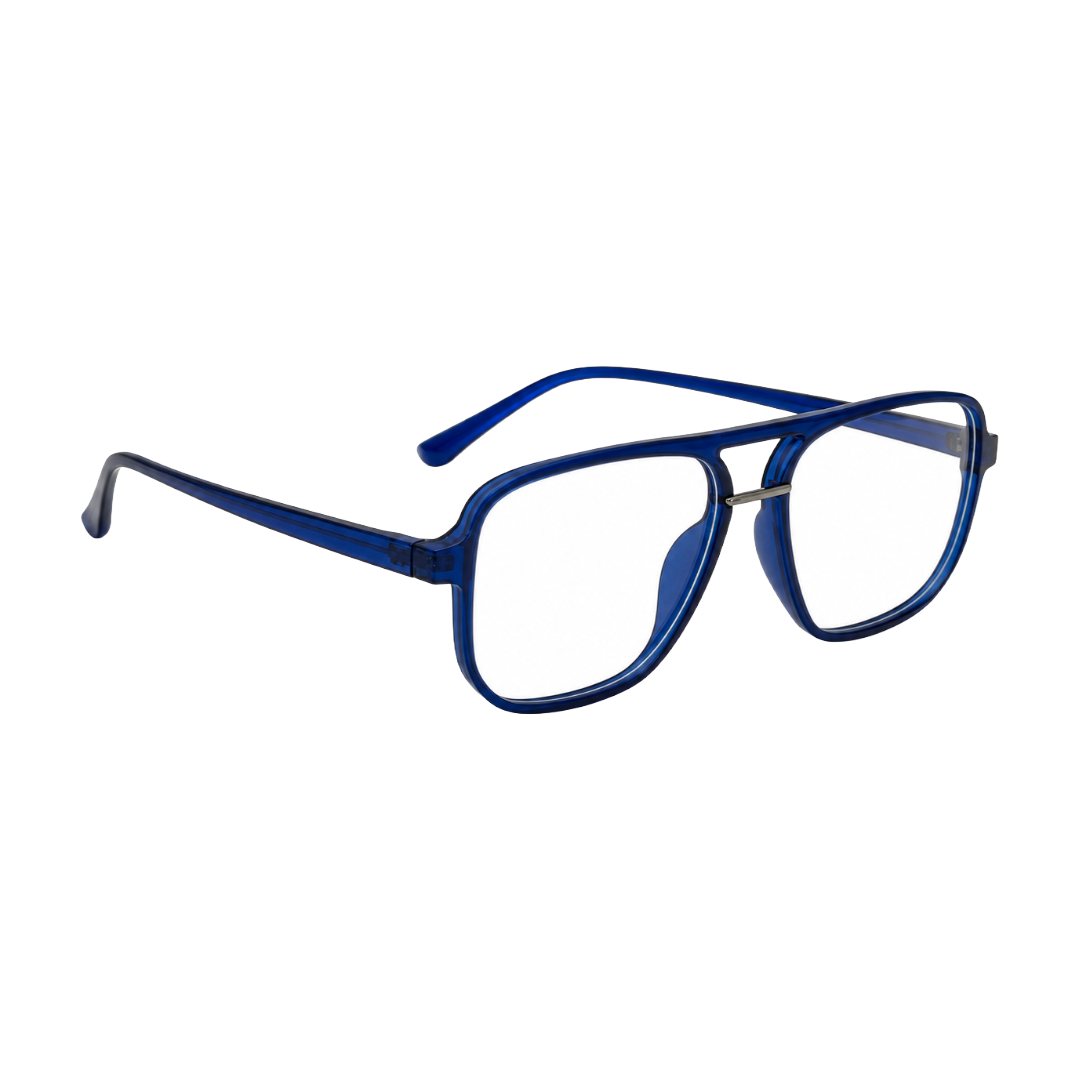 OS-JJ-3258 Large Square Aviator Optical Eyeglasses | Flat-Top Double Bridge Frame-41