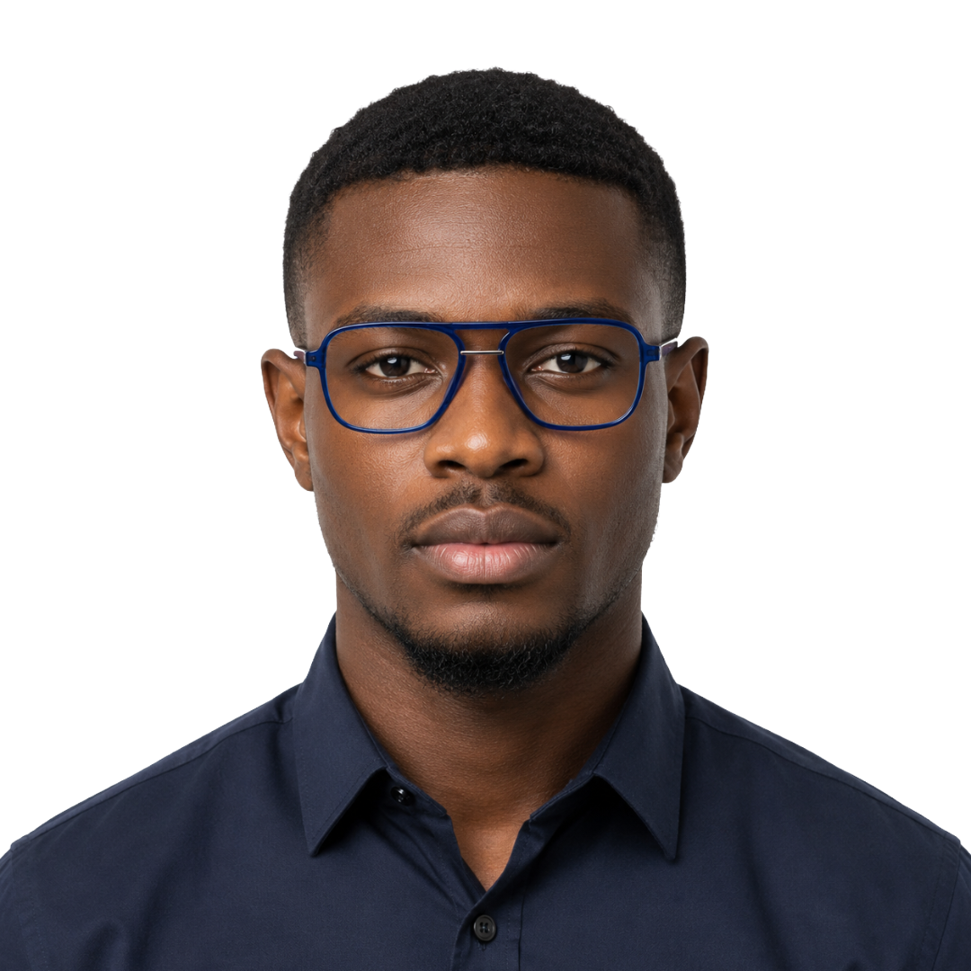 OS-JJ-3258 Large Square Aviator Optical Eyeglasses | Flat-Top Double Bridge Frame-zoom-43