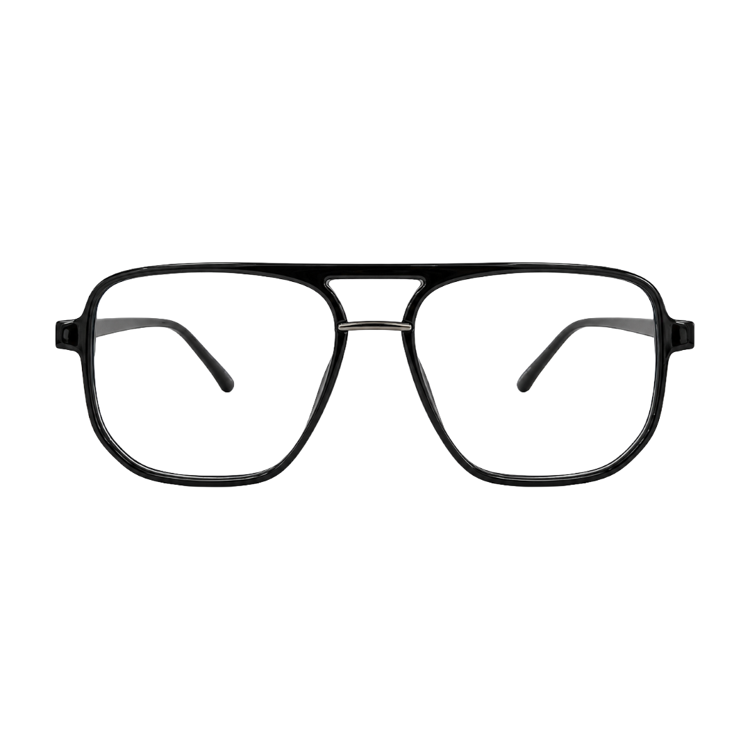 OS-JJ-3258 Large Square Aviator Optical Eyeglasses | Flat-Top Double Bridge Frame-zoom-10