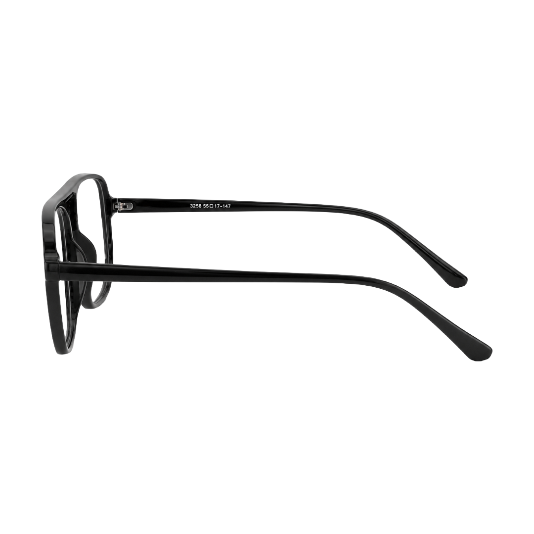 OS-JJ-3258 Large Square Aviator Optical Eyeglasses | Flat-Top Double Bridge Frame-zoom-12