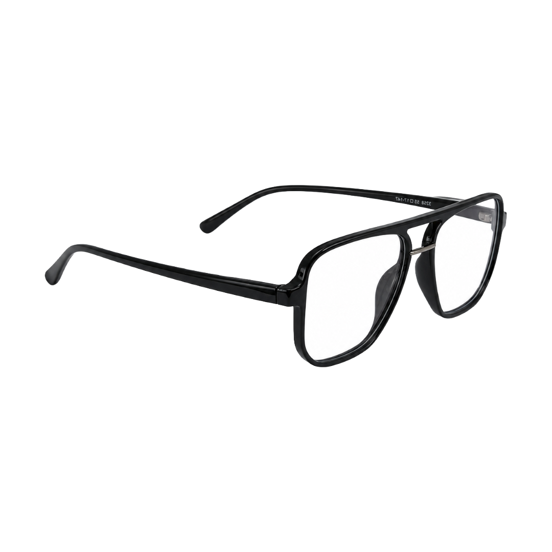 OS-JJ-3258 Large Square Aviator Optical Eyeglasses | Flat-Top Double Bridge Frame-zoom-14