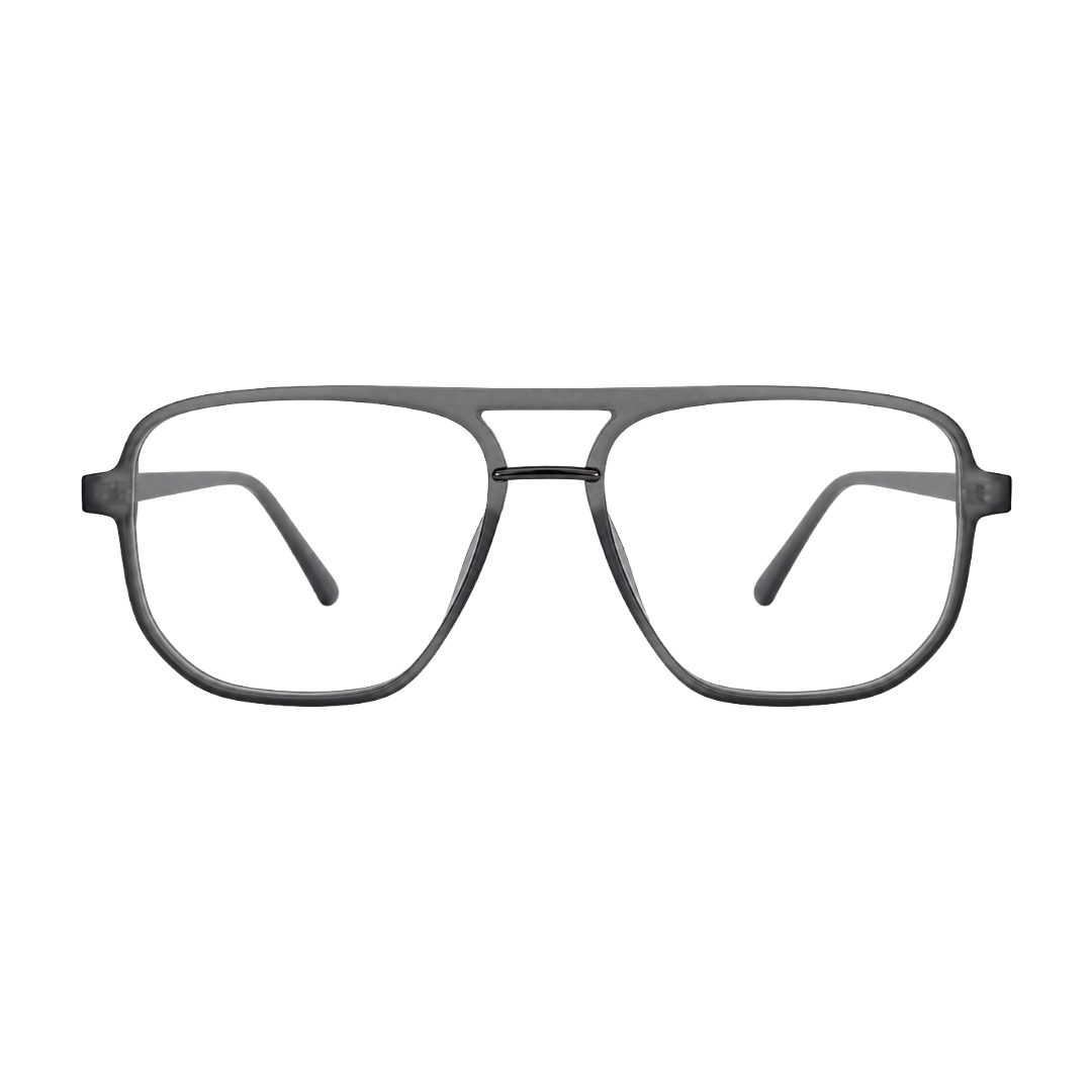 OS-JJ-3258 Large Square Aviator Optical Eyeglasses | Flat-Top Double Bridge Frame-zoom-64