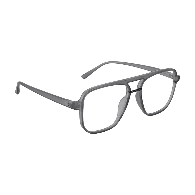 OS-JJ-3258 Large Square Aviator Optical Eyeglasses | Flat-Top Double Bridge Frame-zoom-