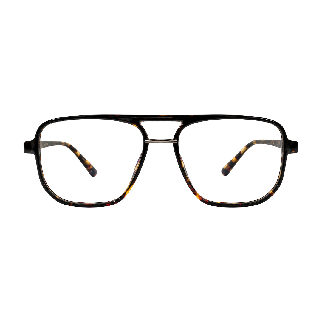 OS-JJ-3258 Large Square Aviator Optical Eyeglasses | Flat-Top Double Bridge Frame-zoom-28