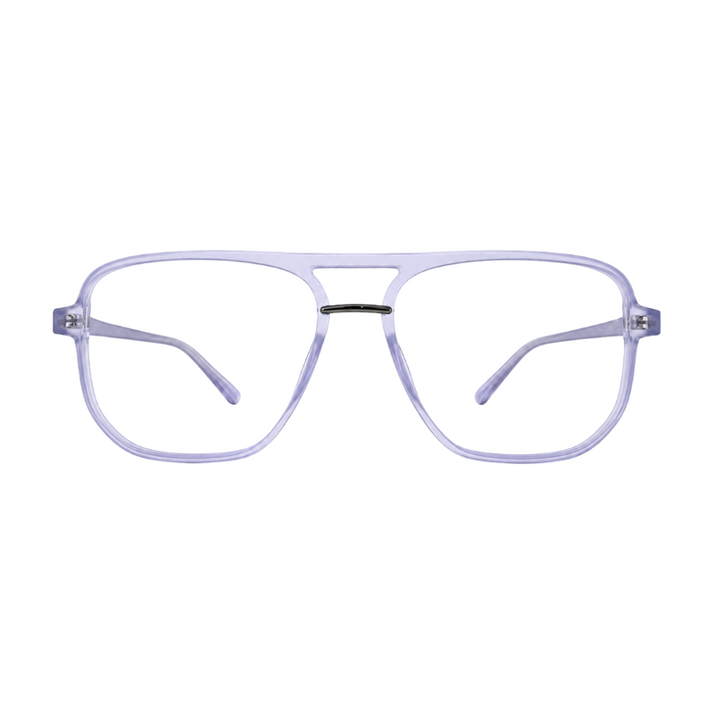 OS-JJ-3258 Large Square Aviator Optical Eyeglasses | Flat-Top Double Bridge Frame-zoom-