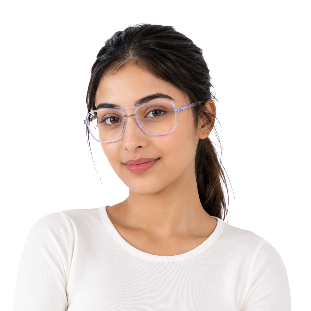 OS-JJ-3258 Large Square Aviator Optical Eyeglasses | Flat-Top Double Bridge Frame-zoom-81