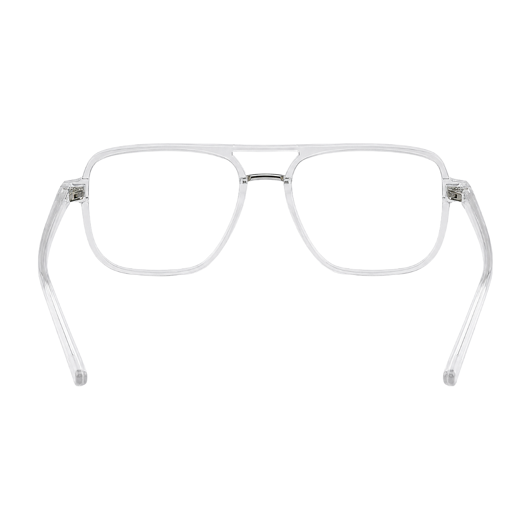 OS-JJ-3258 Large Square Aviator Optical Eyeglasses | Flat-Top Double Bridge Frame-22