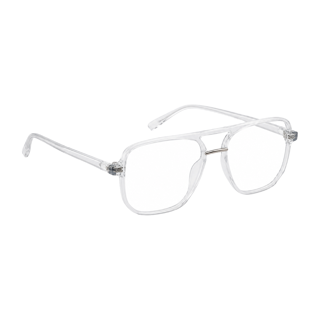 OS-JJ-3258 Large Square Aviator Optical Eyeglasses | Flat-Top Double Bridge Frame-zoom-23