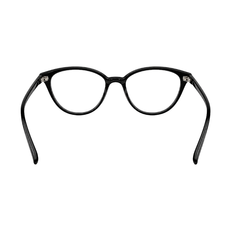OS JJ 3318 Full-Rim Cat Eye Eyeglass Frame – Glossy Black Acetate Prescription Eyewear-zoom-