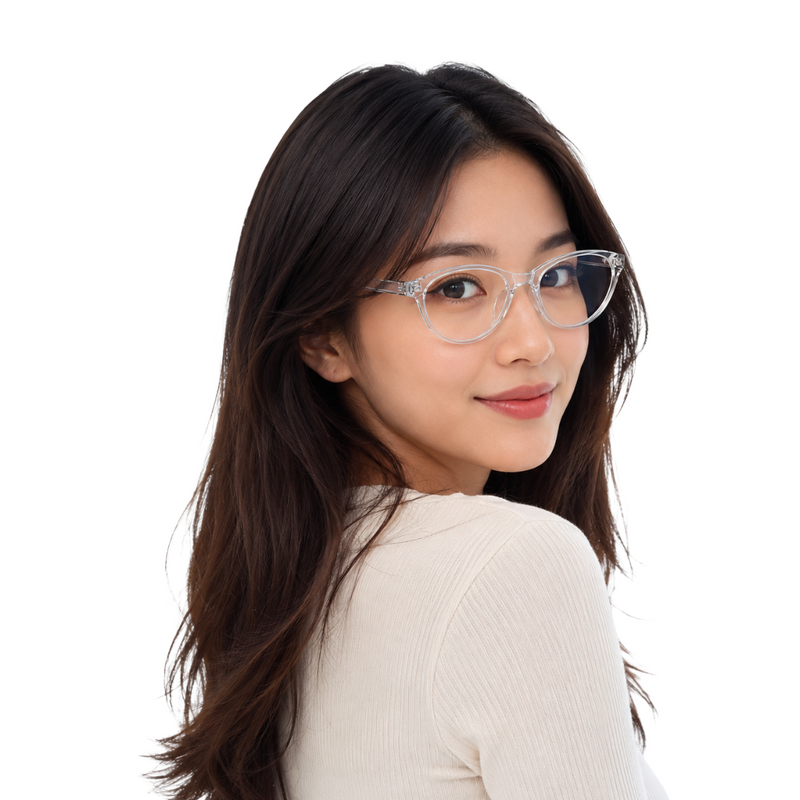 Cat Eye Eyeglasses for Men & Women | OS JJ 3319-zoom-