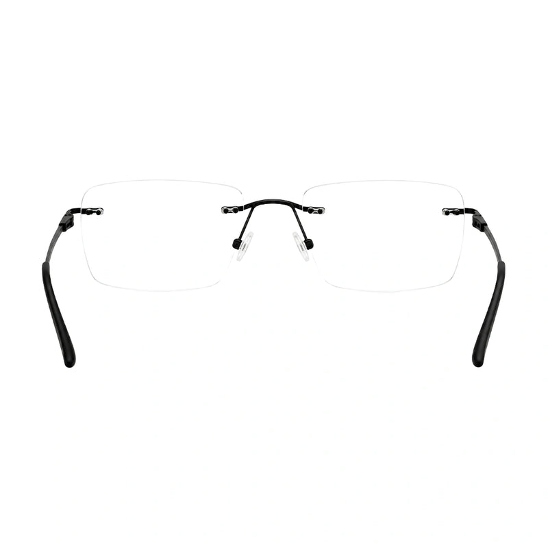 OS KZR TP Spring 89203 | Rimless Rectangular Prescription Eyeglasses-zoom-