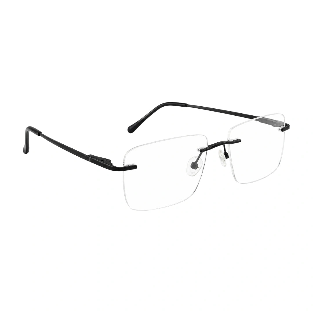 OS KZR TP Spring 89203 | Rimless Rectangular Prescription Eyeglasses-5