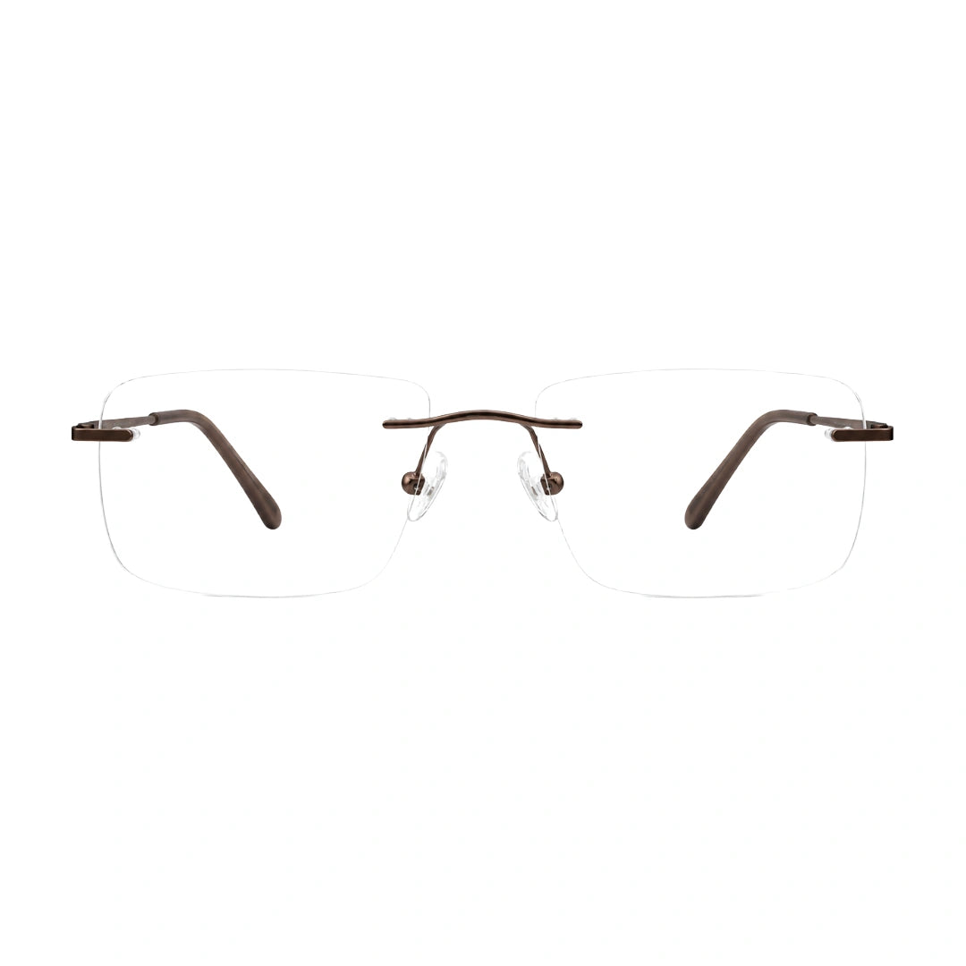 OS KZR TP Spring 89203 | Rimless Rectangular Prescription Eyeglasses-27