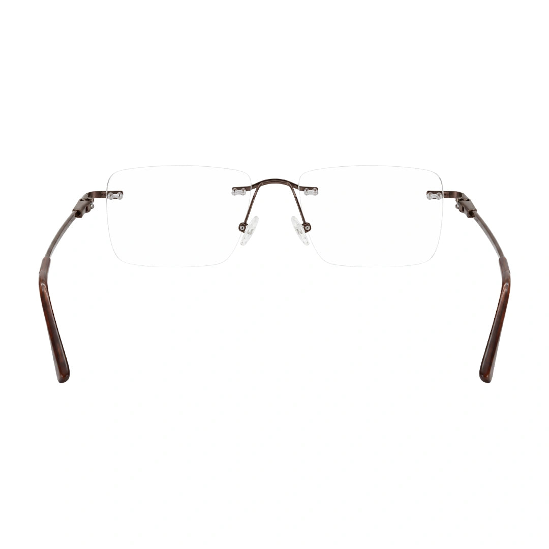 OS KZR TP Spring 89203 | Rimless Rectangular Prescription Eyeglasses-30