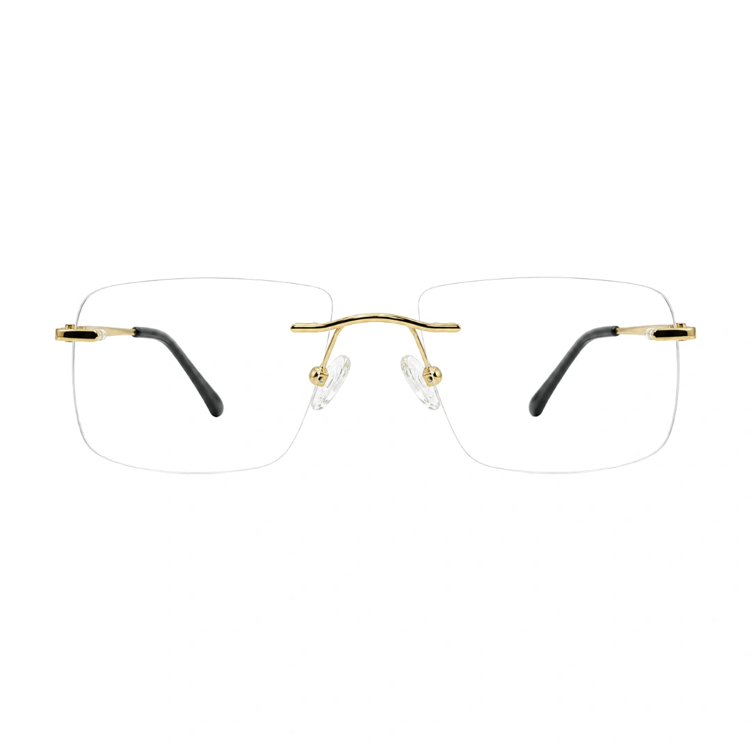 OS KZR TP Spring 89203 | Rimless Rectangular Prescription Eyeglasses-10