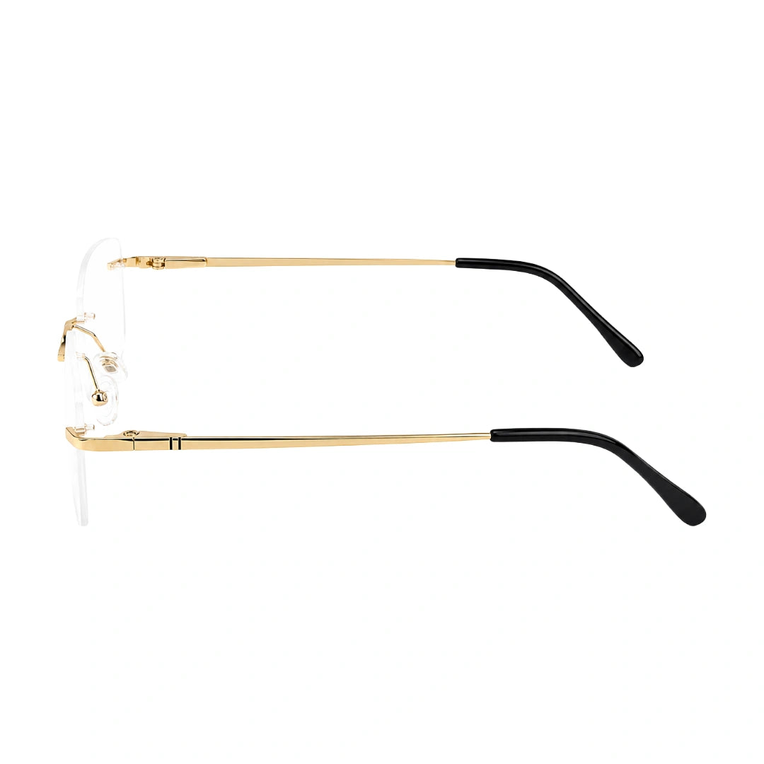 OS KZR TP Spring 89203 | Rimless Rectangular Prescription Eyeglasses-12